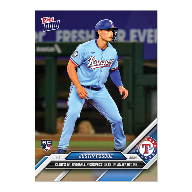 2024 Topps Now #47 Justin Foscue
