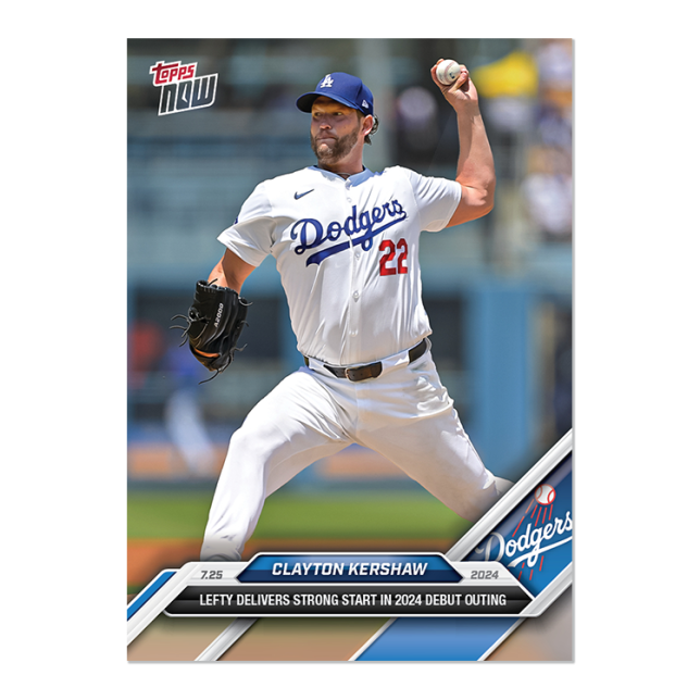 2024 Topps Now #470 Clayton Kershaw