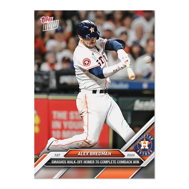 2024 Topps Now #477 Alex Bregman