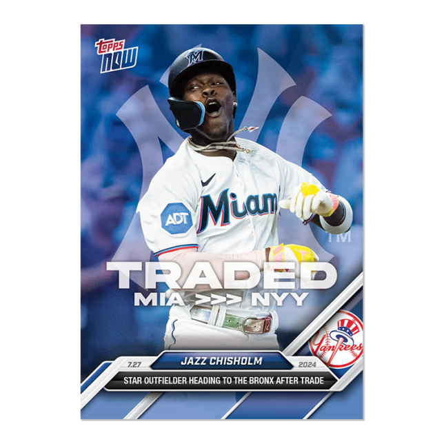 2024 Topps Now #480 Jazz Chisholm