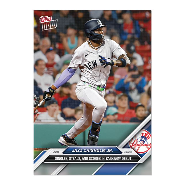 2024 Topps Now #486 Jazz Chisholm