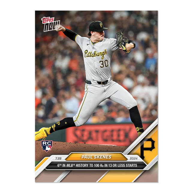 2024 Topps Now #491 Paul Skenes