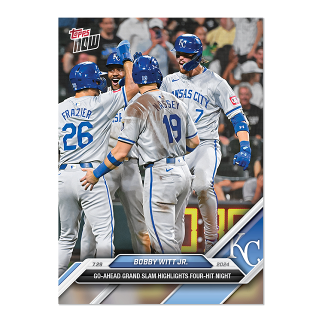 2024 Topps Now #492 Bobby Witt Jr.