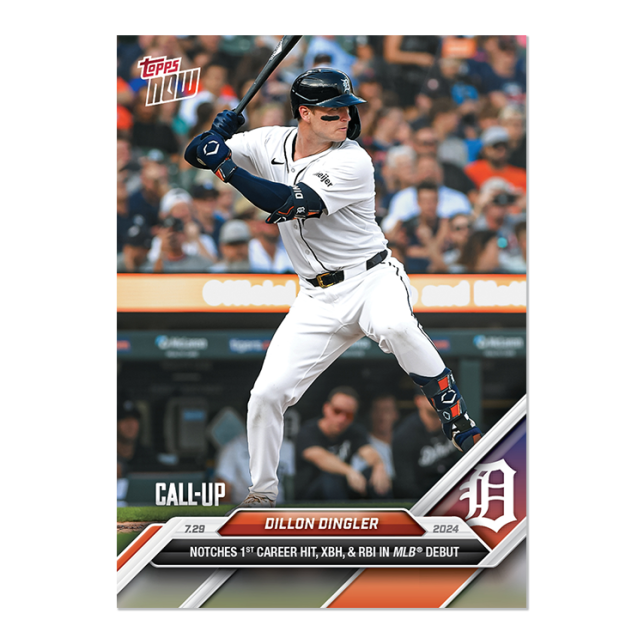 2024 Topps Now #493 Dillon Dingler