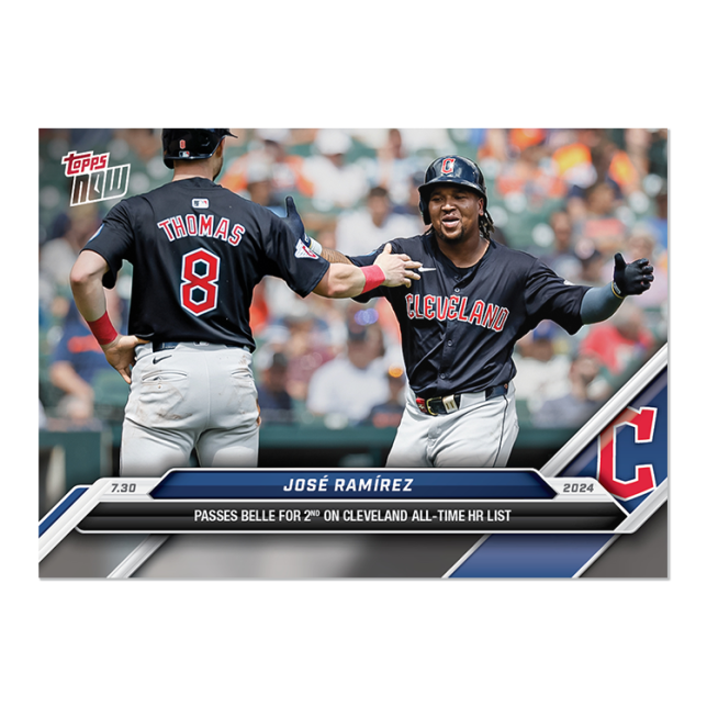 2024 Topps Now #494 Jose Ramirez