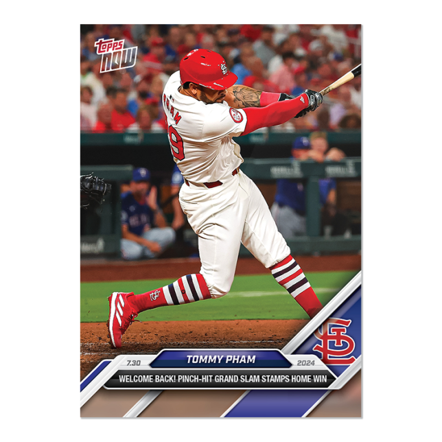 2024 Topps Now #496 Tommy Pham