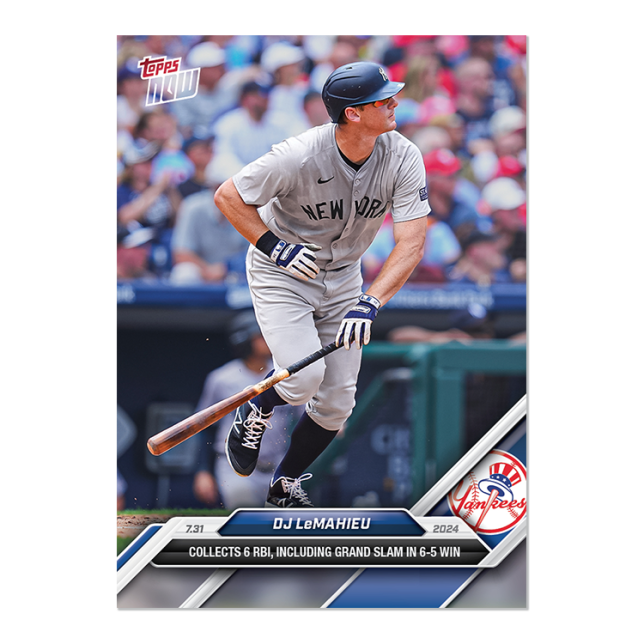 2024 Topps Now #499 DJ LeMahieu