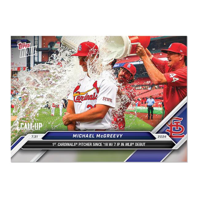 2024 Topps Now #500 Michael McGreevy