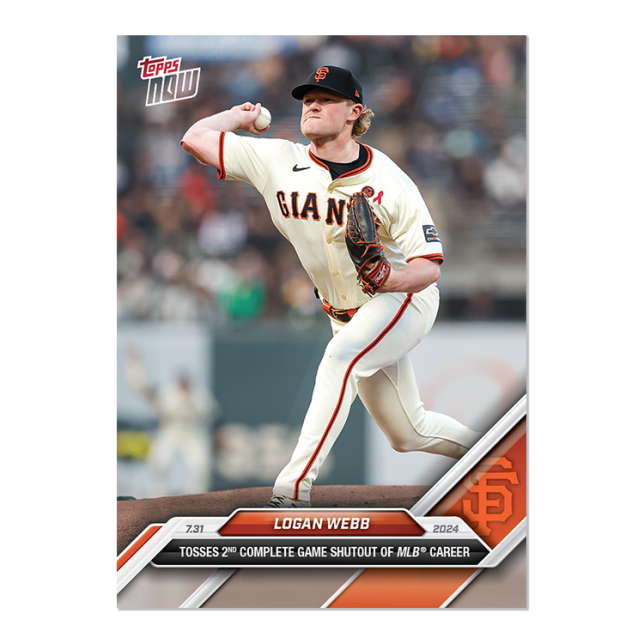 2024 Topps Now #501 Logan Webb