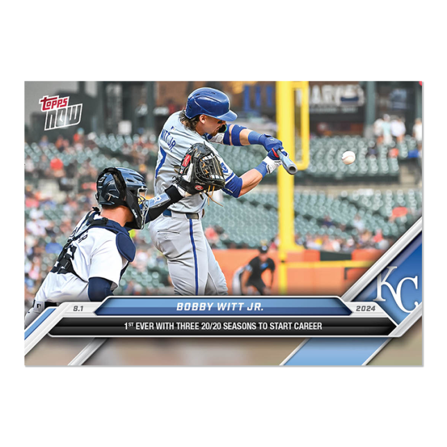 2024 Topps Now #502 Bobby Witt Jr.