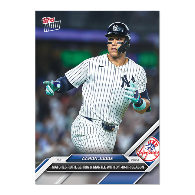 2024 Topps Now #504 Aaron Judge