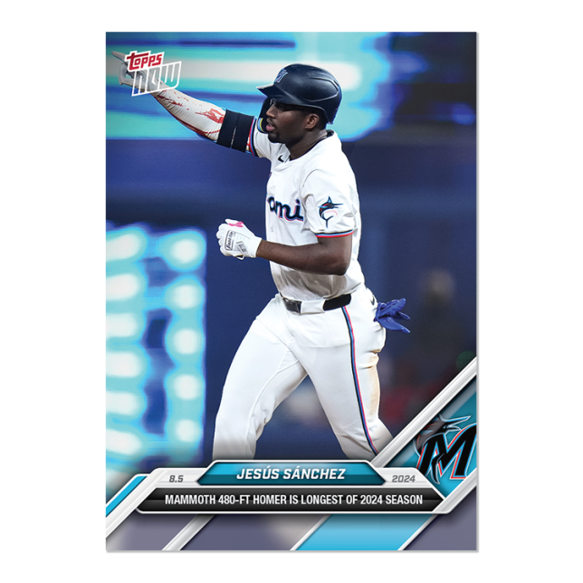 2024 Topps Now #516 Jesús Sánchez