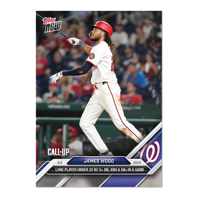 2024 Topps Now #522 James Wood