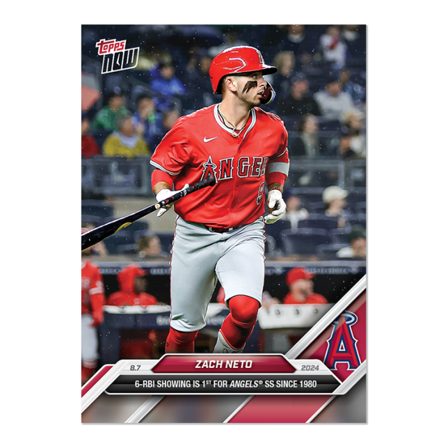 2024 Topps Now #527 Zach Neto