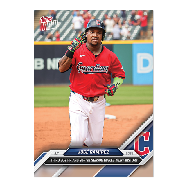 2024 Topps Now #528 José Ramírez