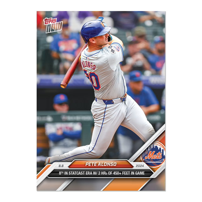 2024 Topps Now #536 Pete Alonso