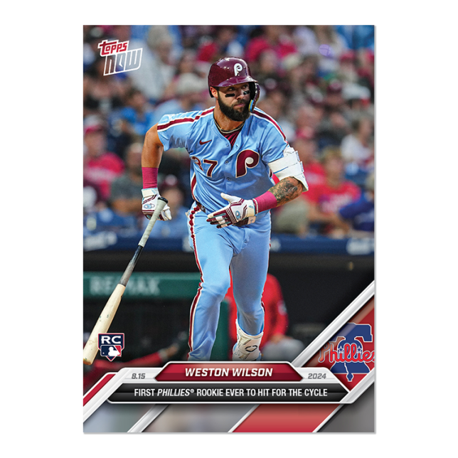 2024 Topps Now #557 Weston Wilson