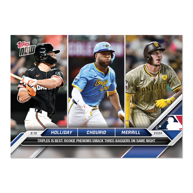 2024 Topps Now #559 Jackson Holliday/Jackson Chourio/Jackson Merrill