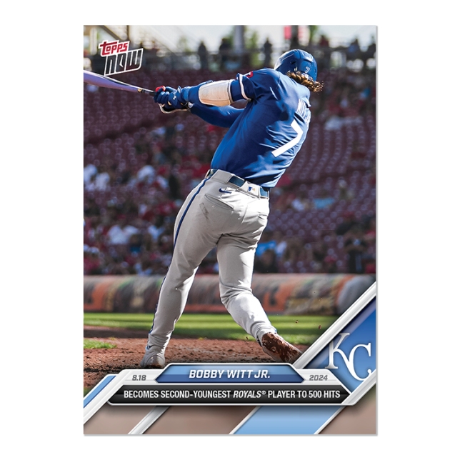 2024 Topps Now #567 Bobby Witt Jr.