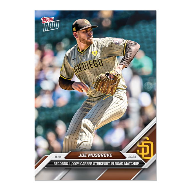 2024 Topps Now #568 Joe Musgrove