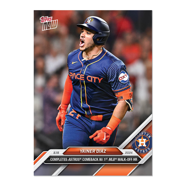 2024 Topps Now #571 Yainer Diaz