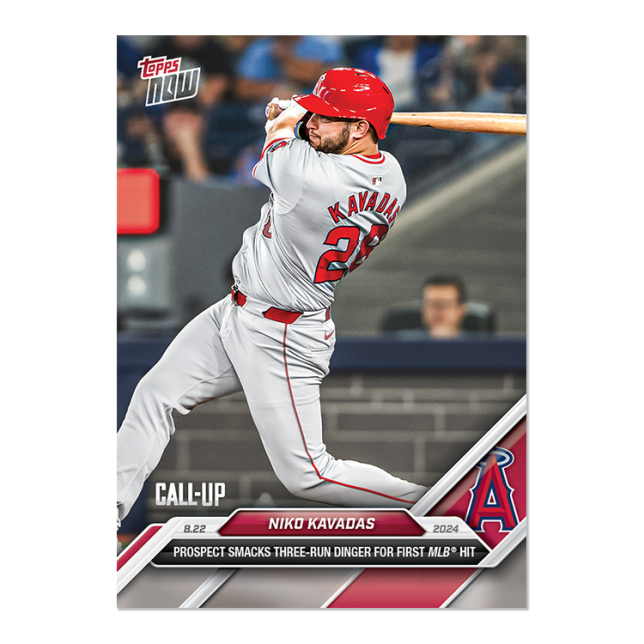 2024 Topps Now #581 Niko Kavadas