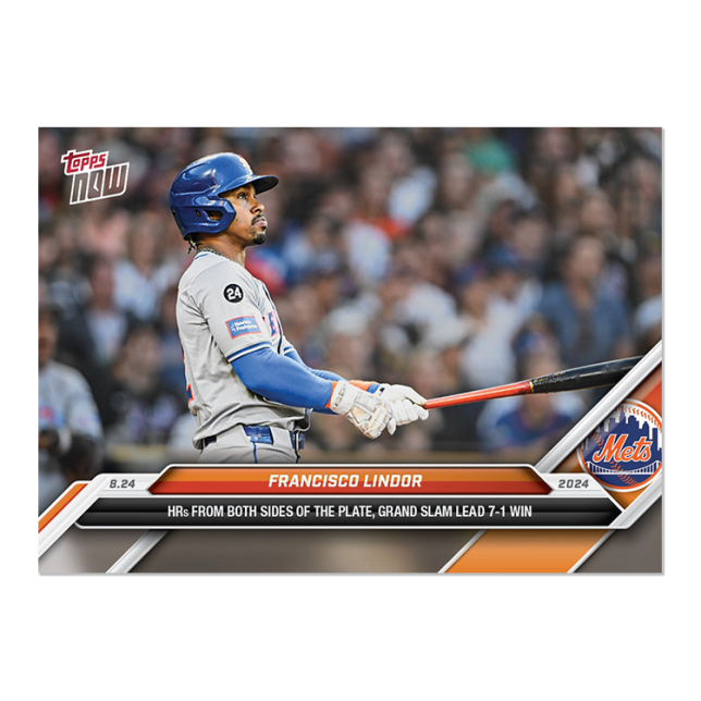 2024 Topps Now #586 Francisco Lindor