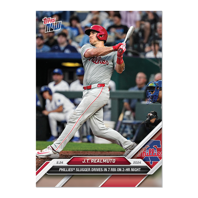 2024 Topps Now #587 J.T. Realmuto