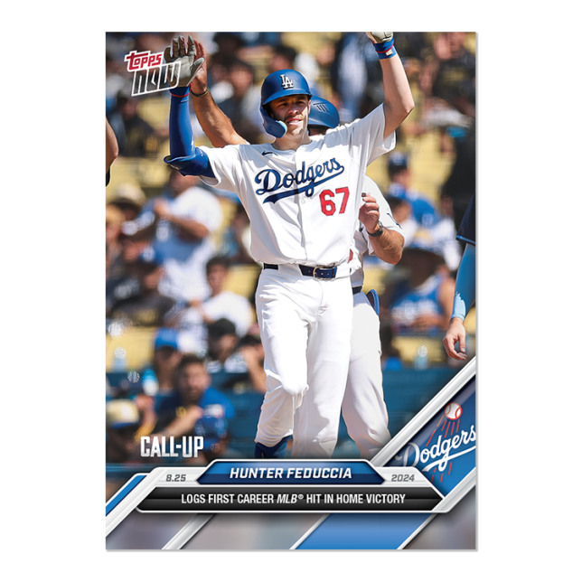 2024 Topps Now #597 Hunter Feduccia