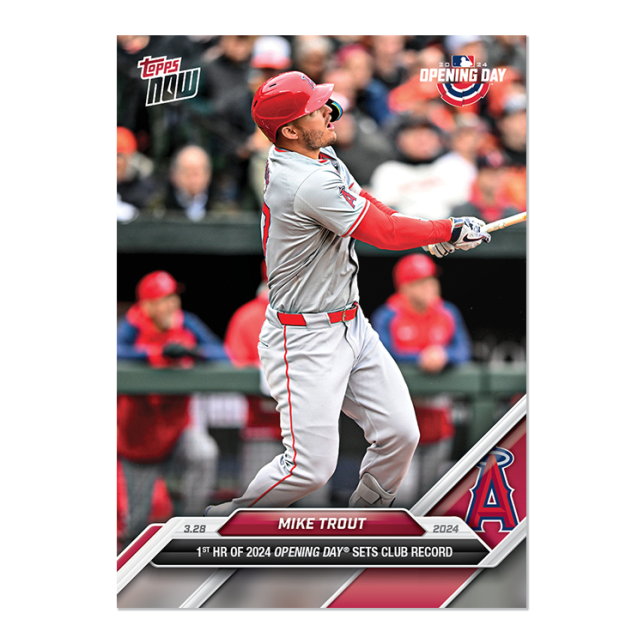 2024 Topps Now #6 Mike Trout