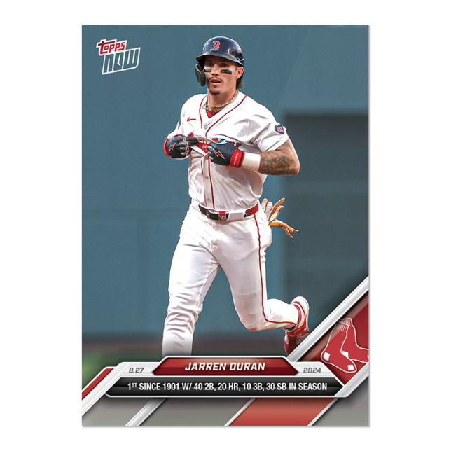 2024 Topps Now #602 Jarren Duran