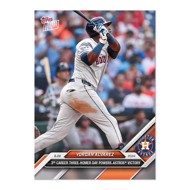 2024 Topps Now #605 Yordan Alvarez