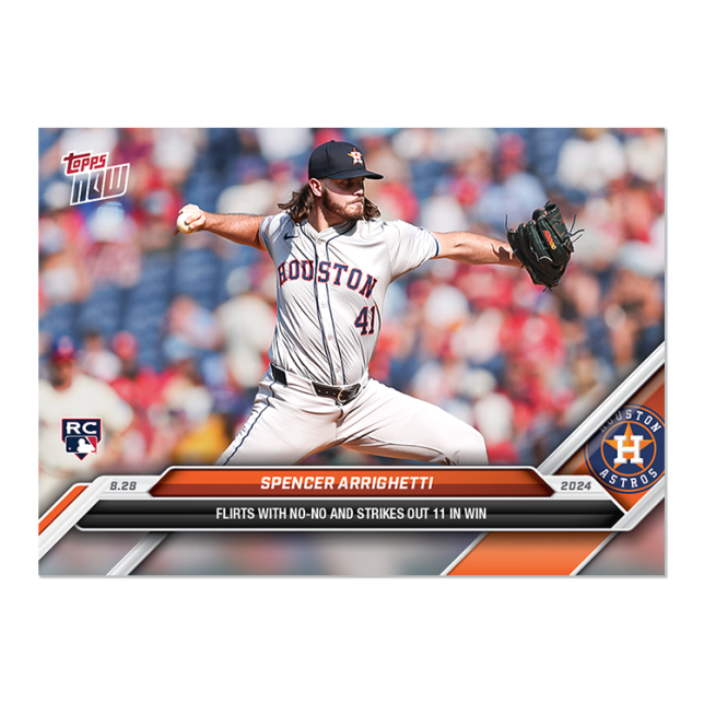 2024 Topps Now #606 Spencer Arrighetti