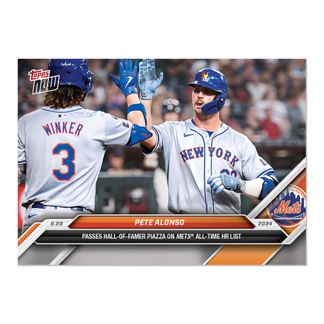 2024 Topps Now #612 Pete Alonso