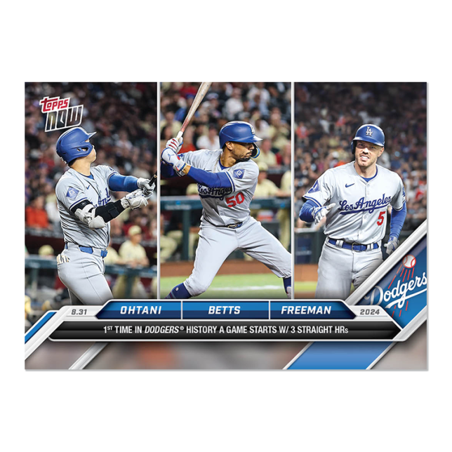 2024 Topps Now #620 Shohei Ohtani/Mookie Betts/Freddie Freeman