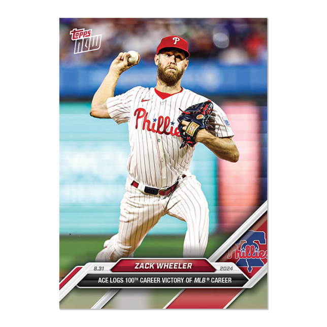 2024 Topps Now #622 Zack Wheeler