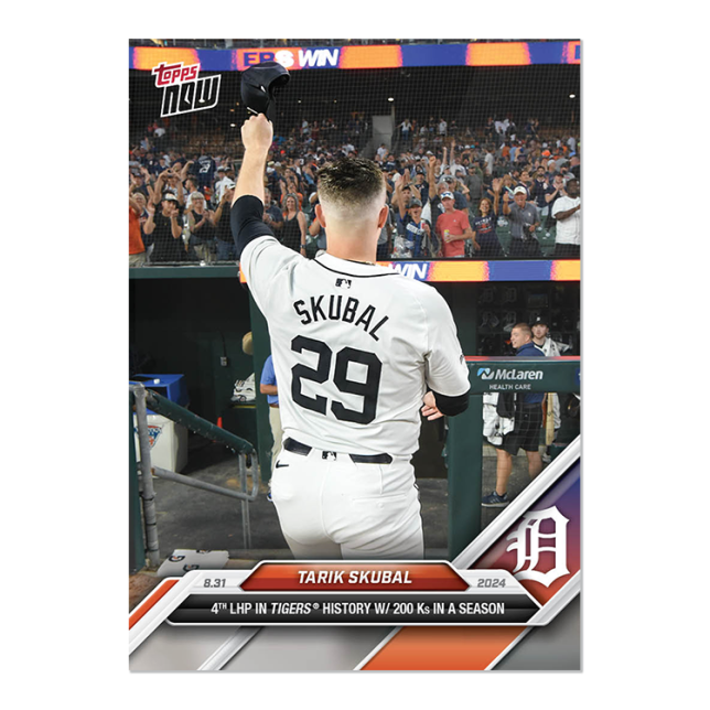 2024 Topps Now #623 Tarik Skubal