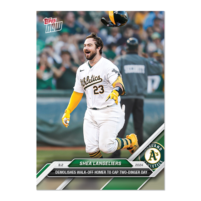 2024 Topps Now #635 Shea Langeliers
