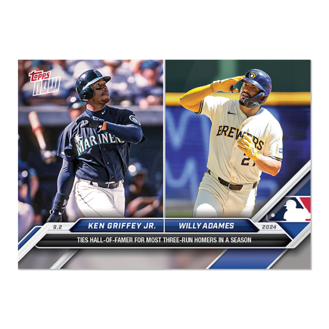 2024 Topps Now #637 Willy Adames/Ken Griffey Jr.