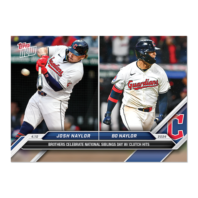 2024 Topps Now #64 Josh Naylor/Bo Naylor