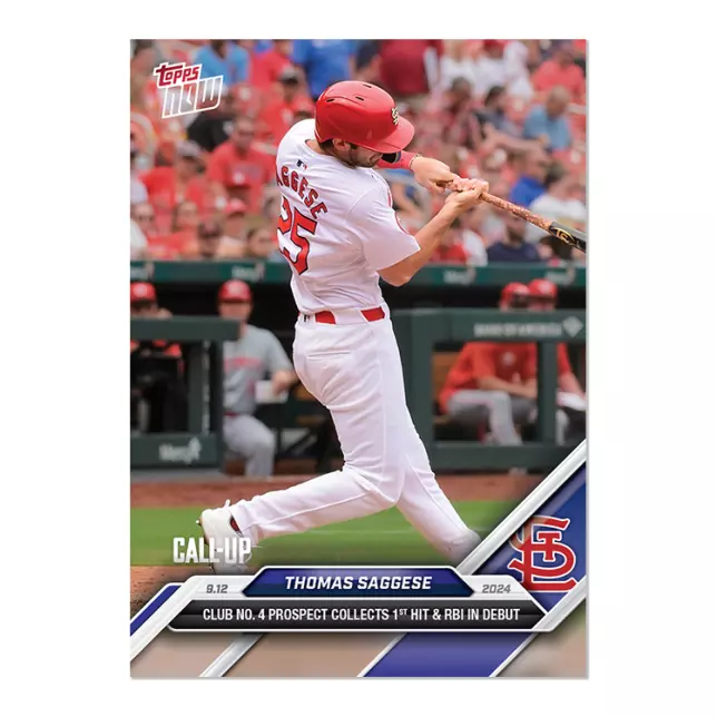 2024 Topps Now #684 Thomas Saggese