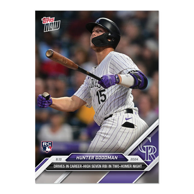 2024 Topps Now #691 Hunter Goodman