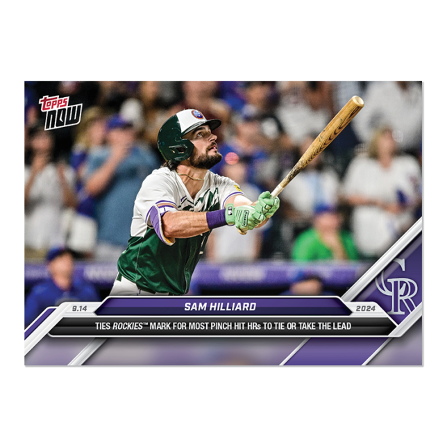 2024 Topps Now #698 Sam Hilliard