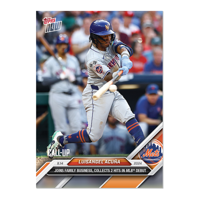 2024 Topps Now #700 Luisangel Acuña