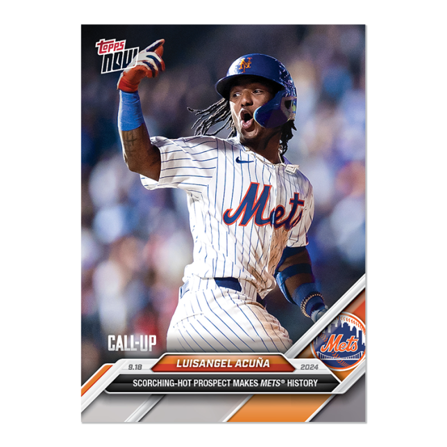 2024 Topps Now #717 Luisangel Acuña