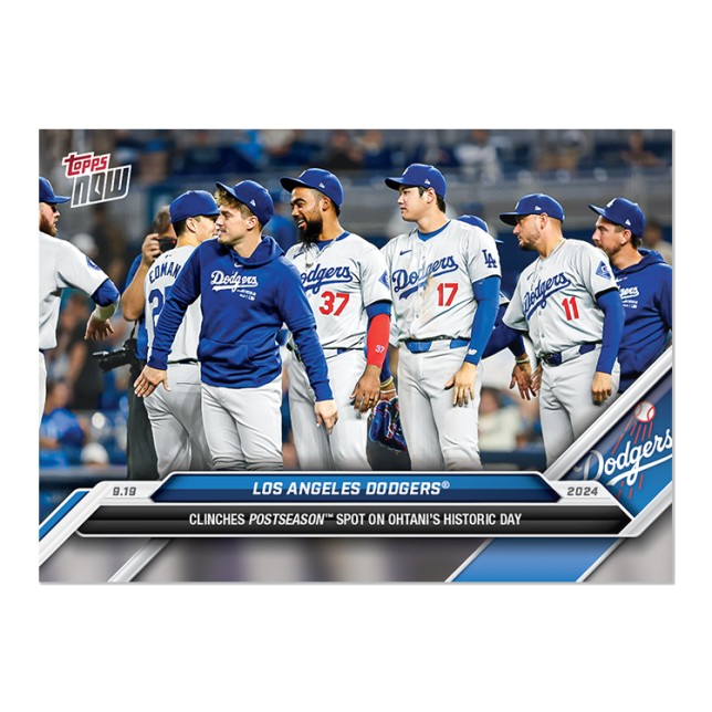 2024 Topps Now #724 Los Angeles Dodgers