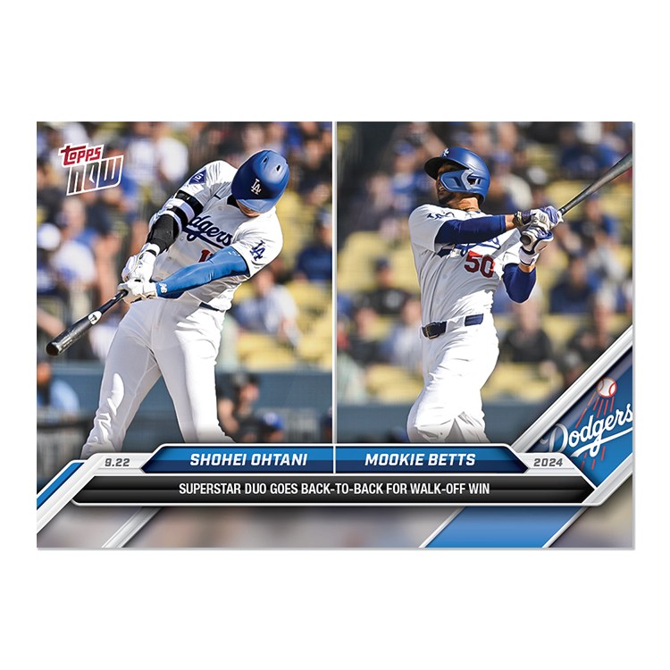 2024 Topps Now #742 Shohei Ohtani/Mookie Betts