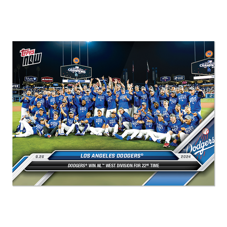 2024 Topps Now #758 Los Angeles Dodgers