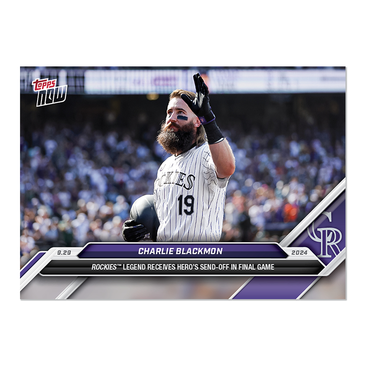 2024 Topps Now #774 Charlie Blackmon