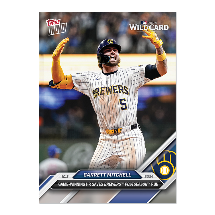 2024 Topps Now #796 Garrett Mitchell